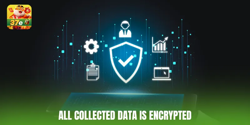 All collected data is encrypted