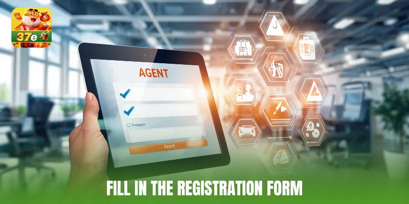Fill in the registration form