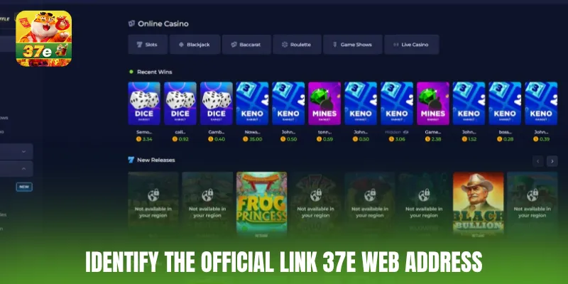Identify the official link 37E web address
